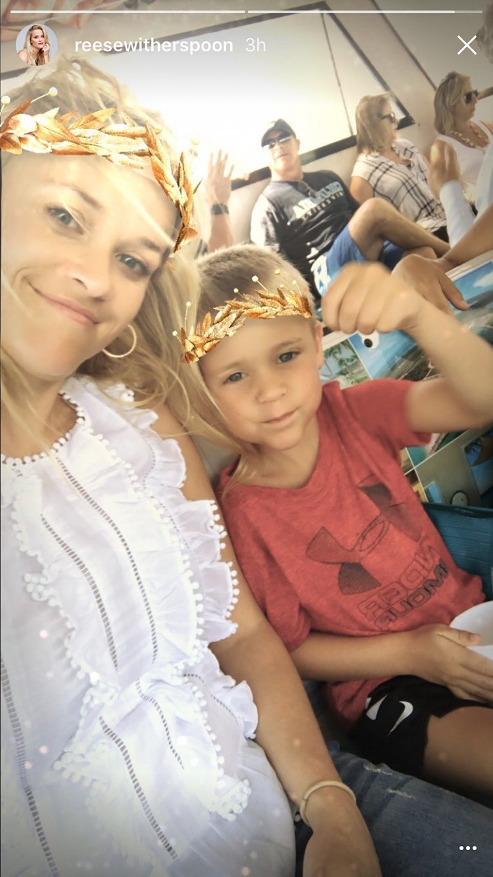 Reese Witherspoon's Son Tennessee Is Too Cute in Vacation Pics With Dad