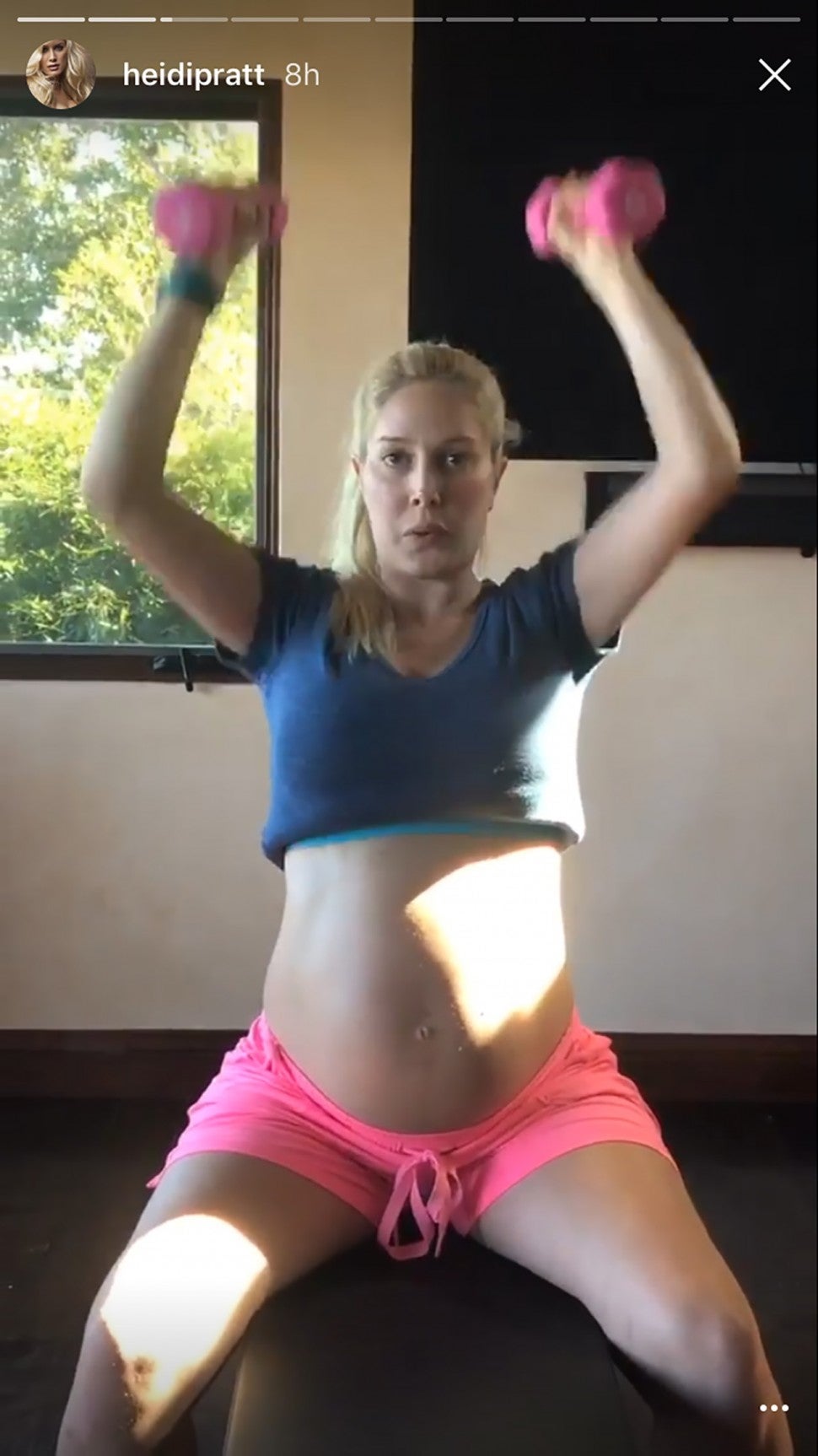 Heidi Montag pregnancy workout