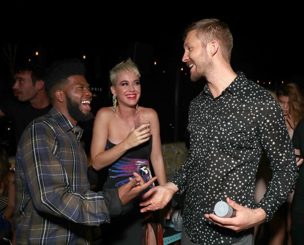 kalid, katy perry, calvin harris vma afterparty full size