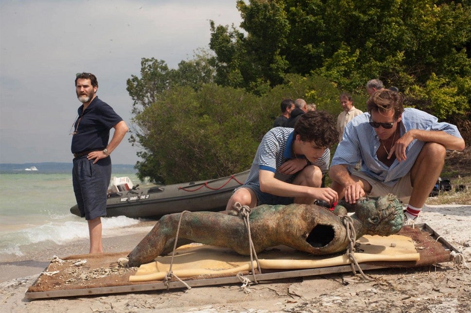 Timothée Chalamet, Armie Hammer in 'Call Me By Your Name'