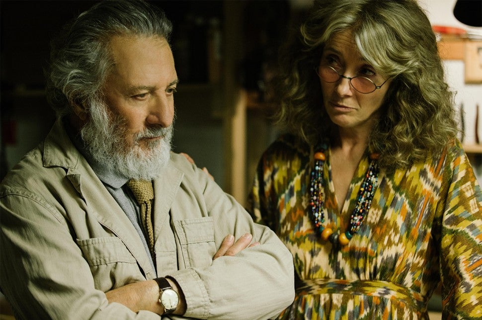 Dustin Hoffman, Emma Thompson in 'Meyerowitz Stories'