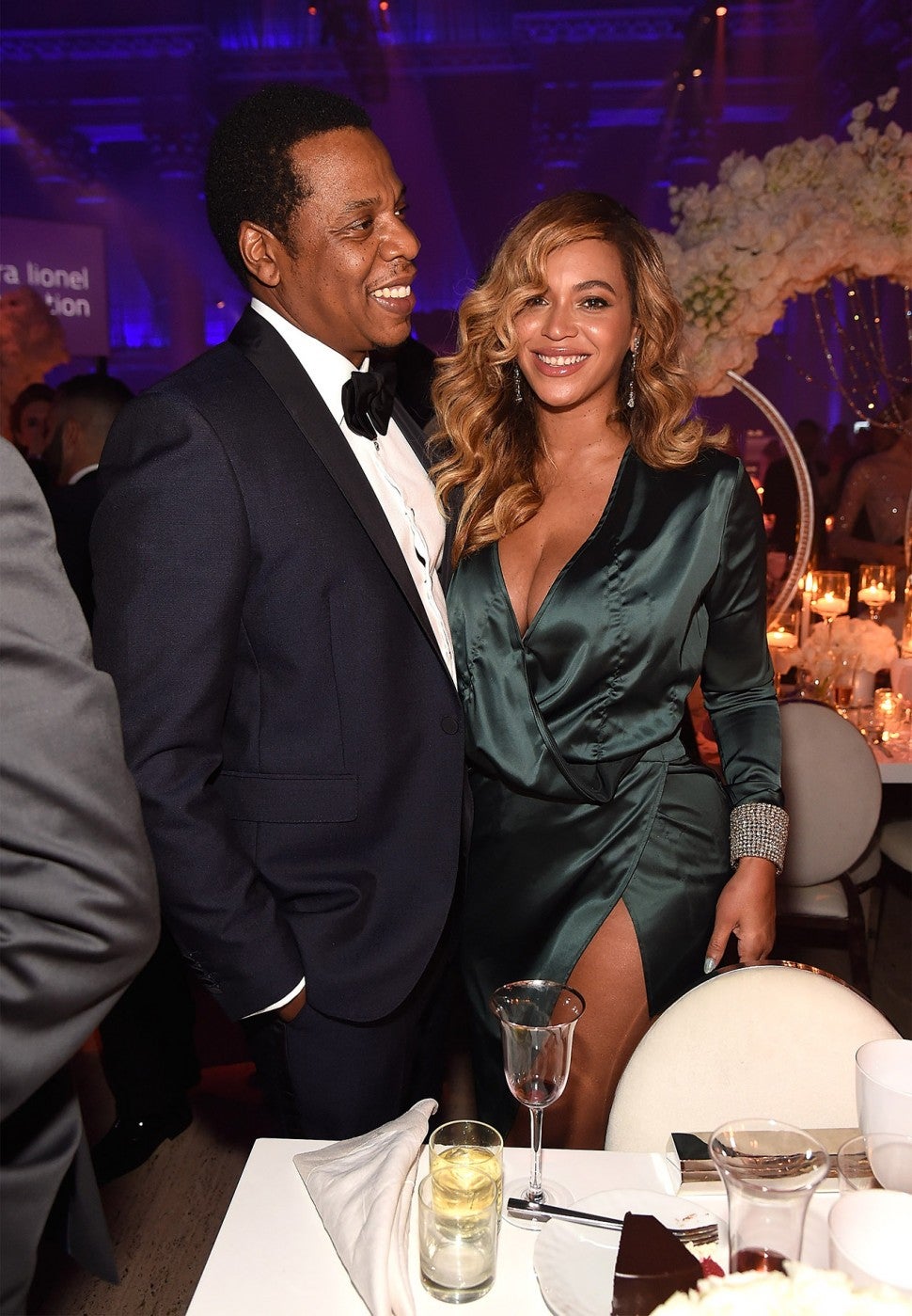 Beyonce and Jay-Z attend Rihanna's Diamond Ball