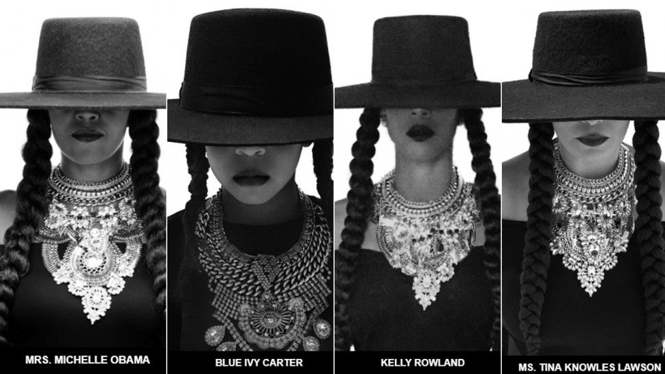 Beyonce's pals in Formation Outfit