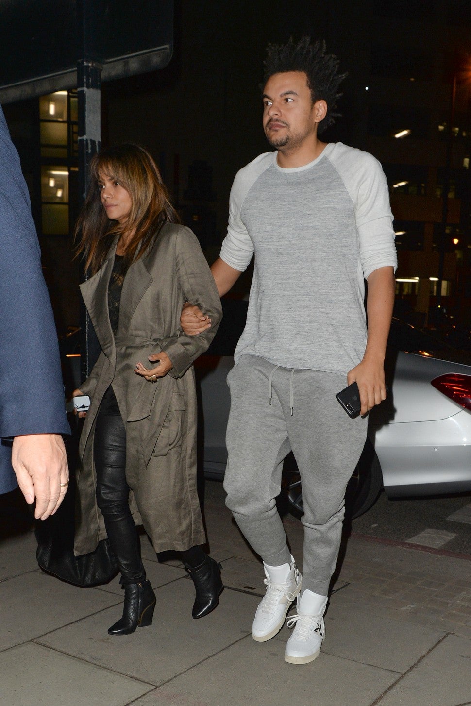 Halle Berry and Alex Da Kid out to dinner in London. 