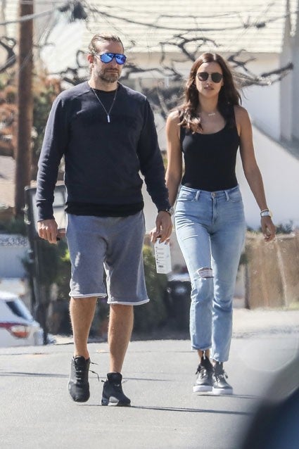 Bradley Cooper and Irina Shayk in Malibu