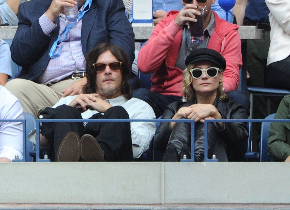 Norman Reedus and Diane Kruger at the US Open