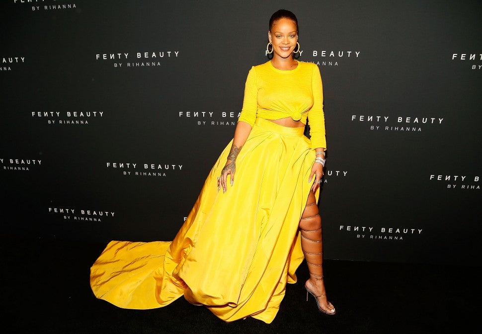 Rihanna at Fenty Beaty By Rihanna Launch Event in NYC