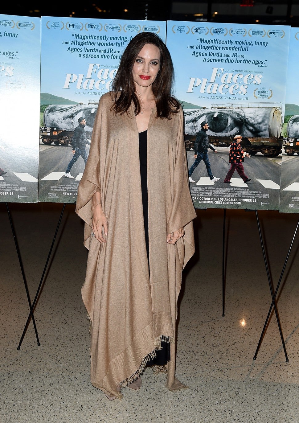 Angelina Jolie attends 'Faces, Places'