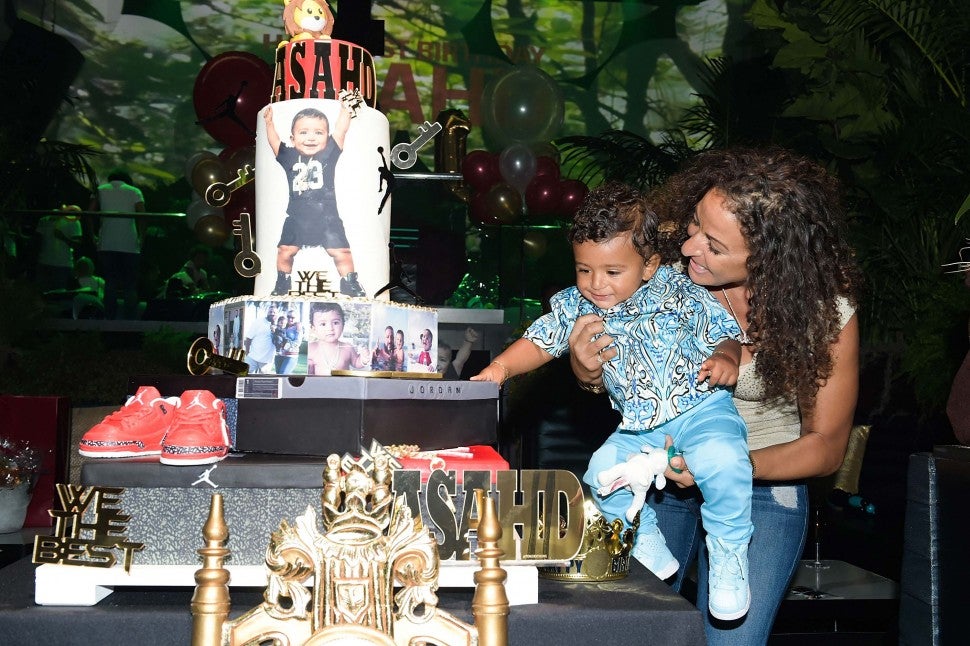 Asahd Khaled and Mom Nicole Tuck Celebrate His 1st Birthday in Miami With Huge Cake