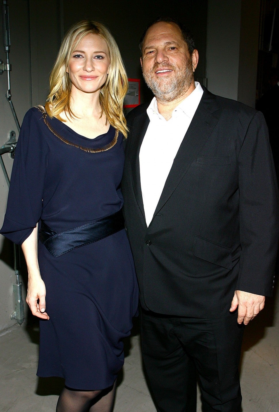 Cate Blanchett and Harvey Weinstein