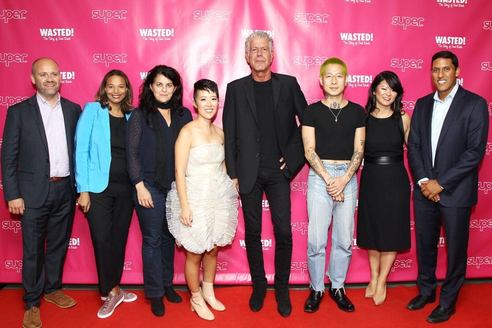 Anthony Bourdain at 'Wasted' Premiere