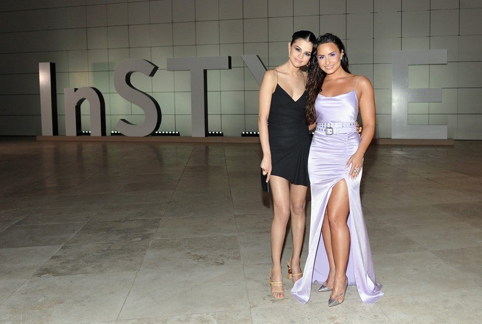 Selena Gomez and Demi Lovato at Instyle Awards