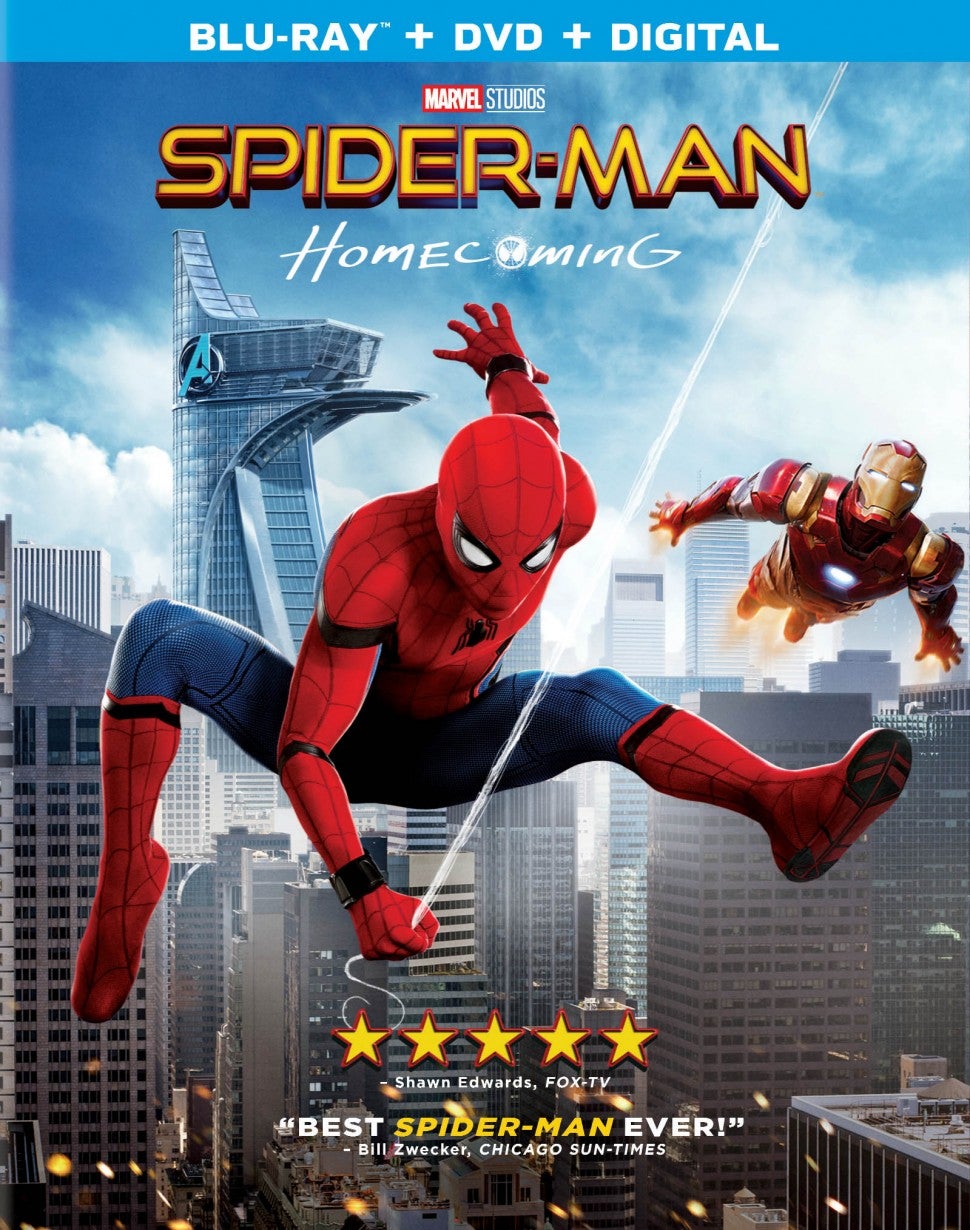 Spider-Man Homecoming Blu-ray Art