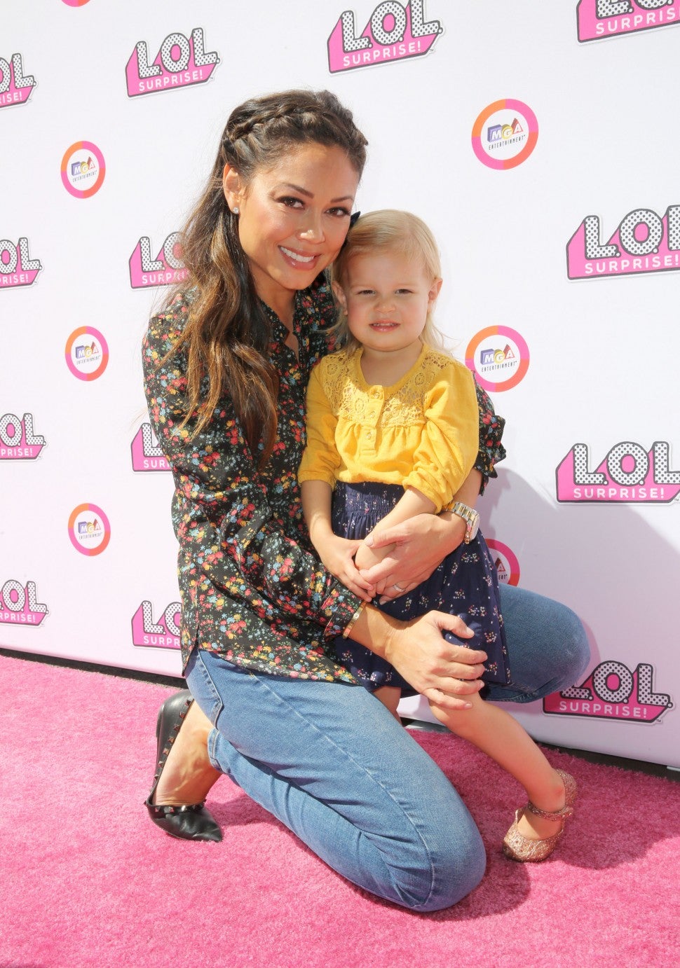 Vanessa Lachey and daughter Brooklyn