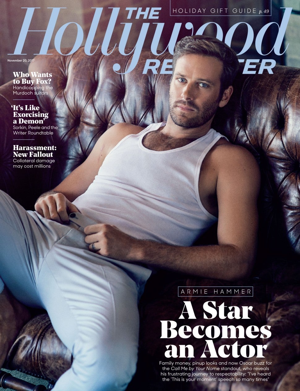 armie hammer hollywood reporter cover