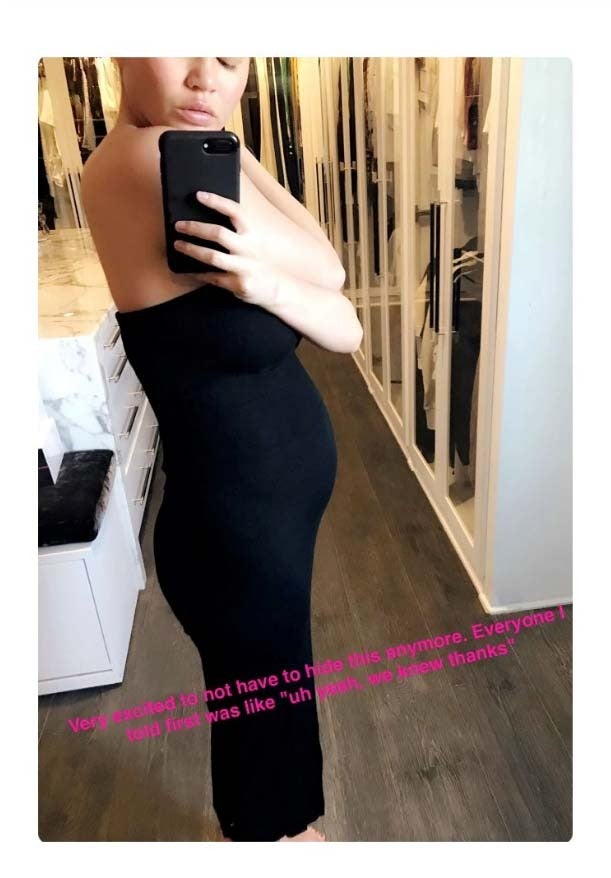 Chrissy Teigen announces baby no. 2 on Snapchat