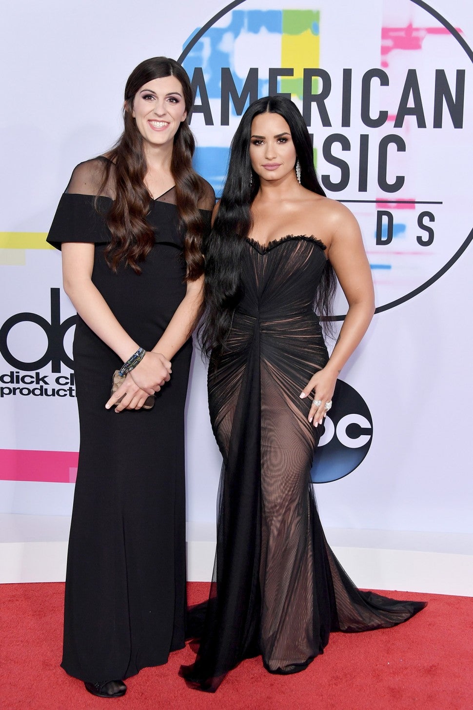 Demi Lovato and Danica Roem at AMAs