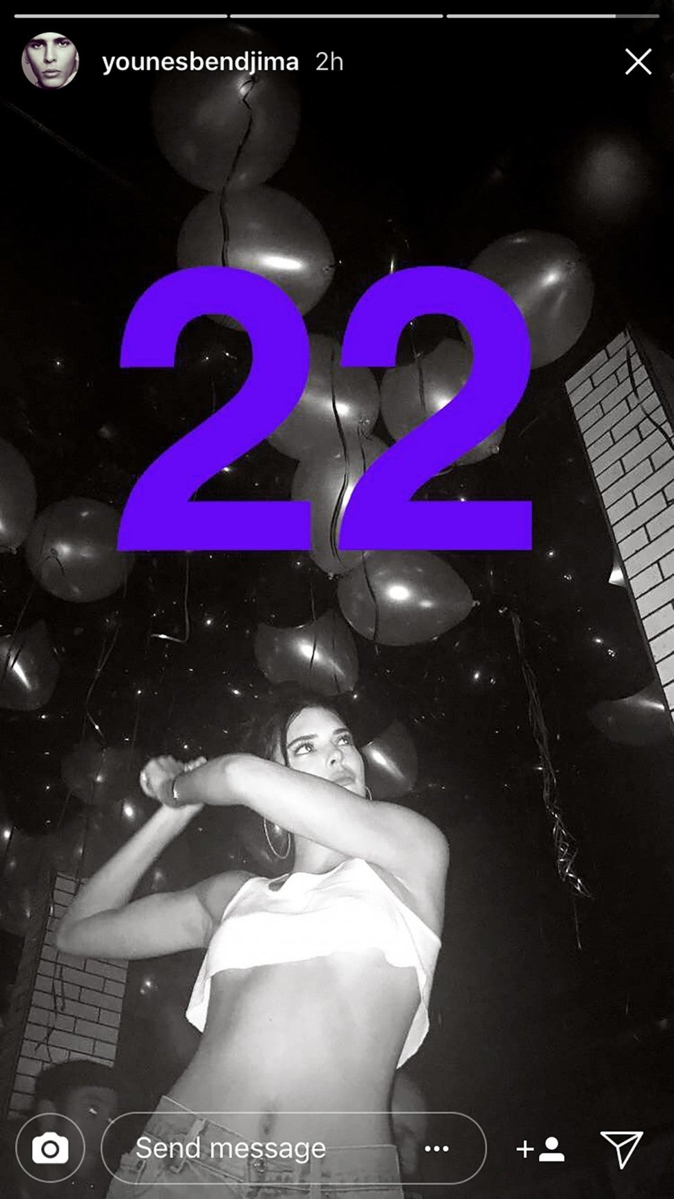 Kendall Jenner celebrates her birthday