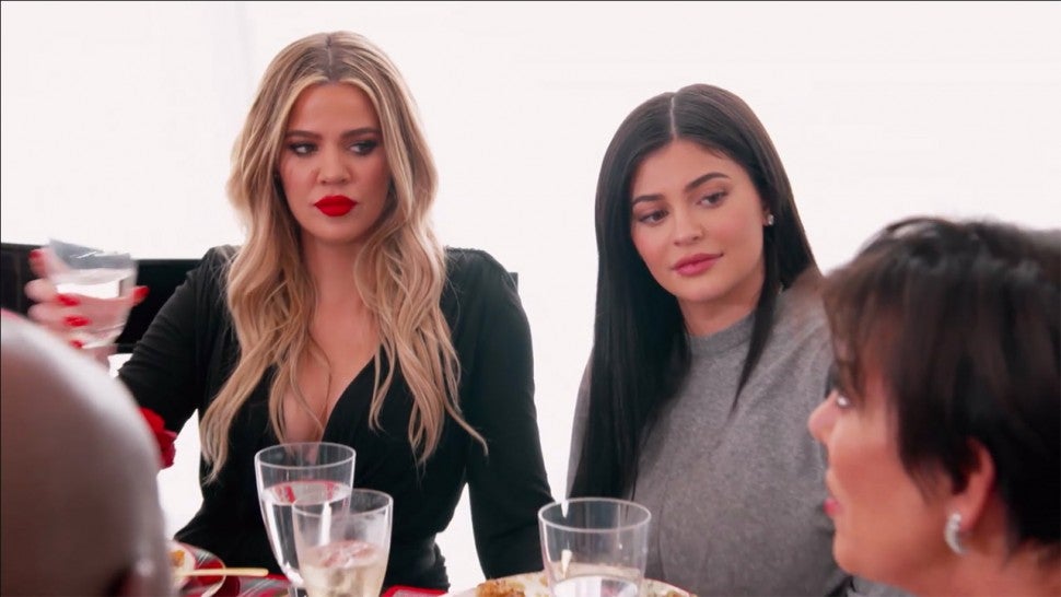 Khloe Kardashian and Kylie Jenner on 'KUWTK'
