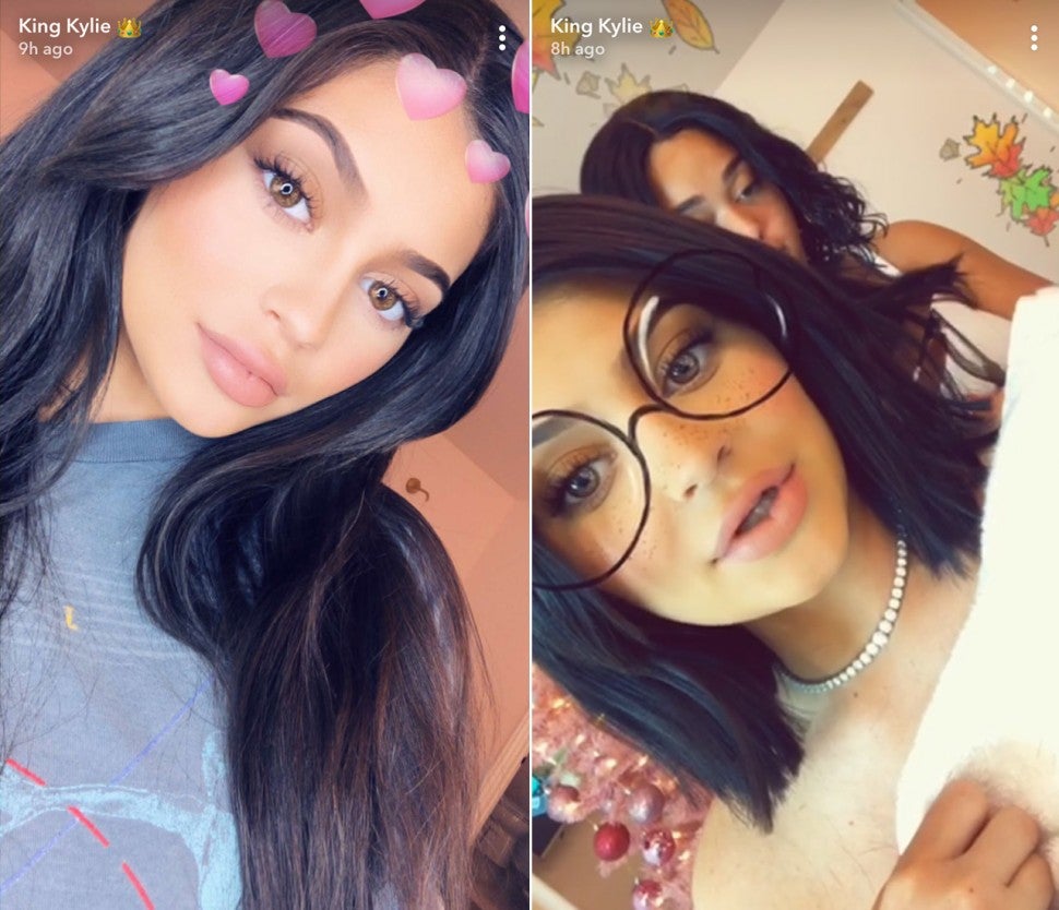 Kylie Jenner shows off haircut