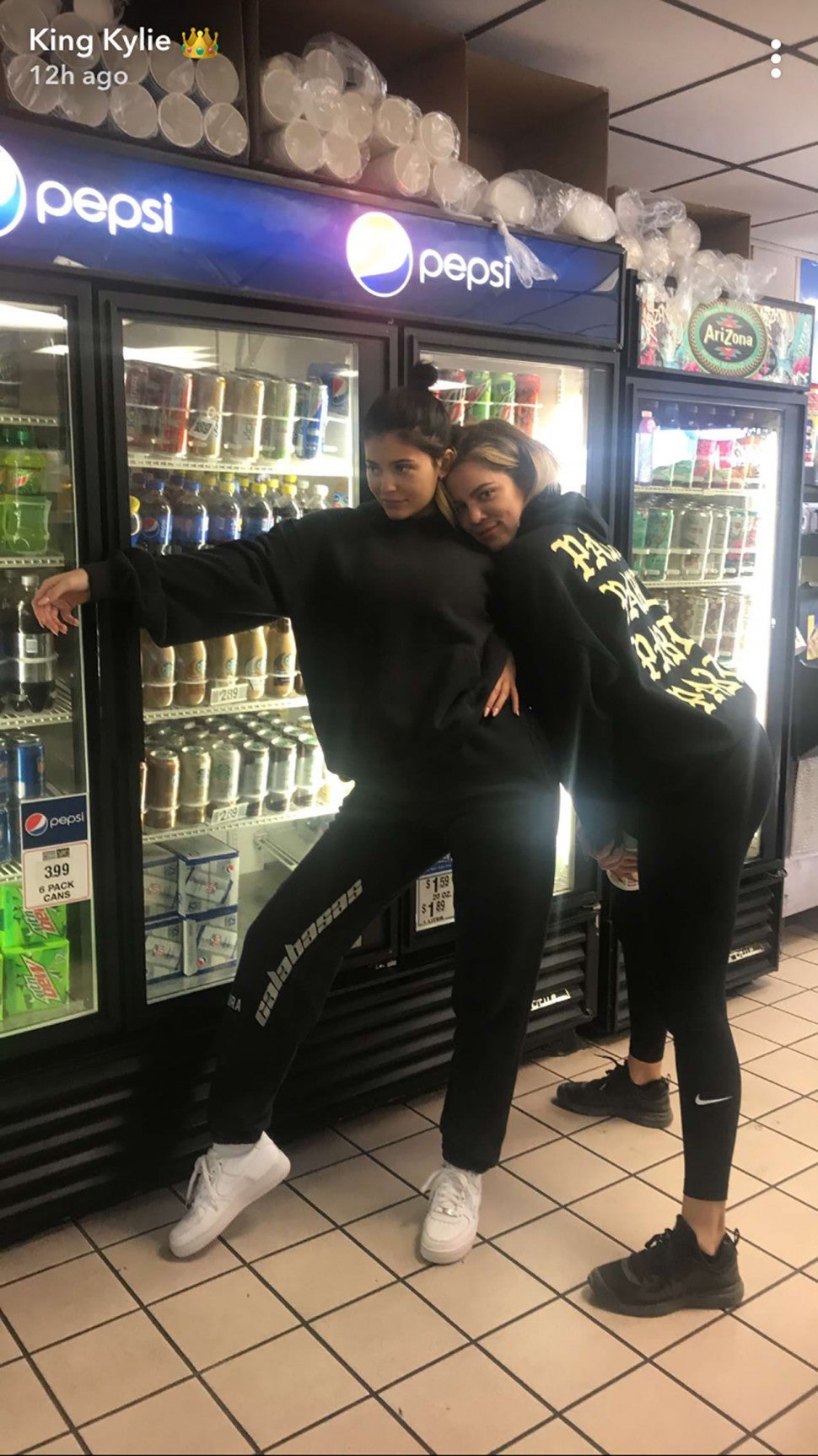 Kylie Jenner and Khloe Kardashian 