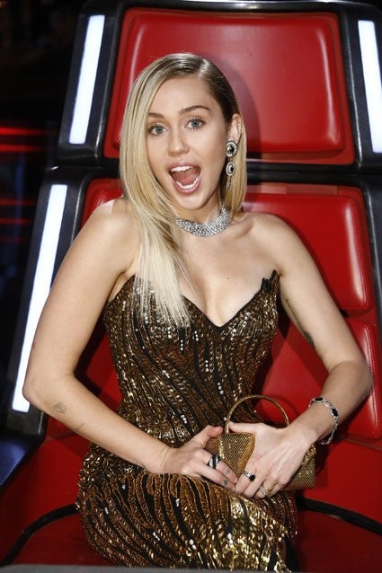 Miley Cyrus on 'The Voice'