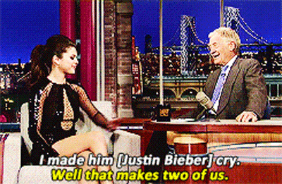 Selena Gomez on David Letterman 2013
