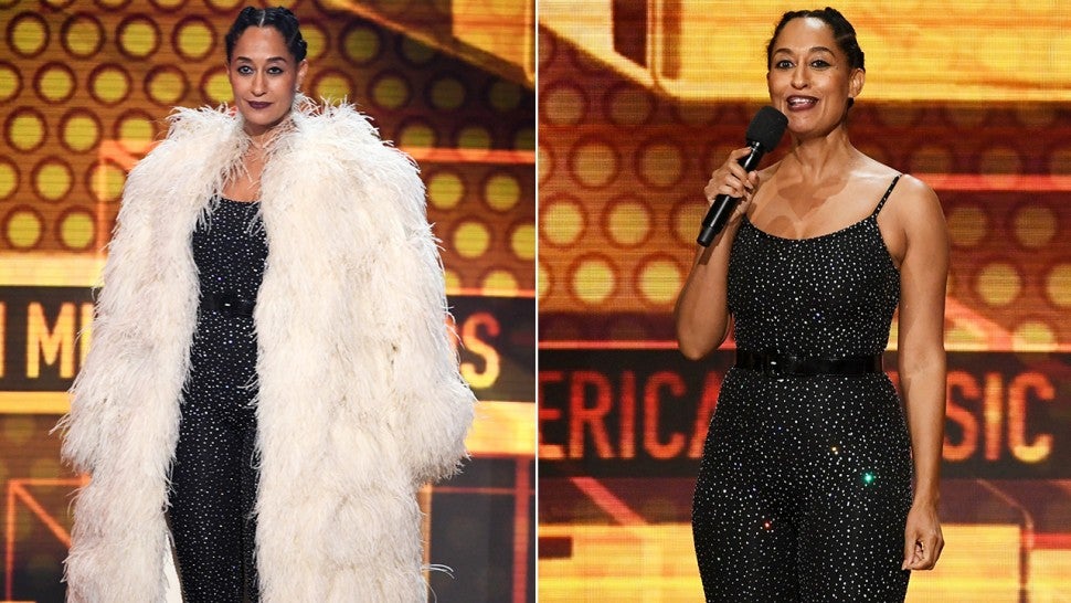 Host Tracee Ellis Ross at the AMAs