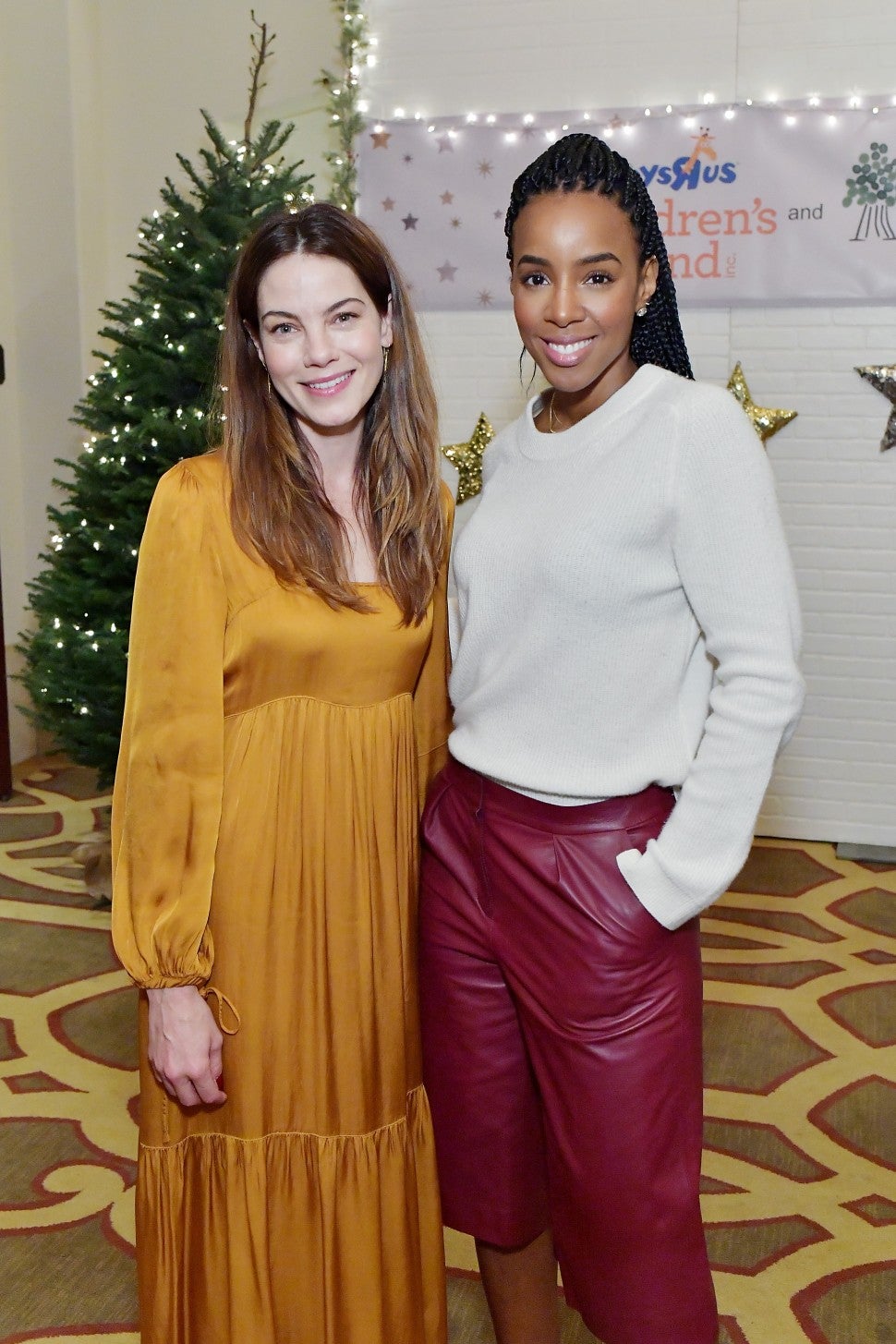 Michelle Monaghan and Kelly Rowland at baby2baby event
