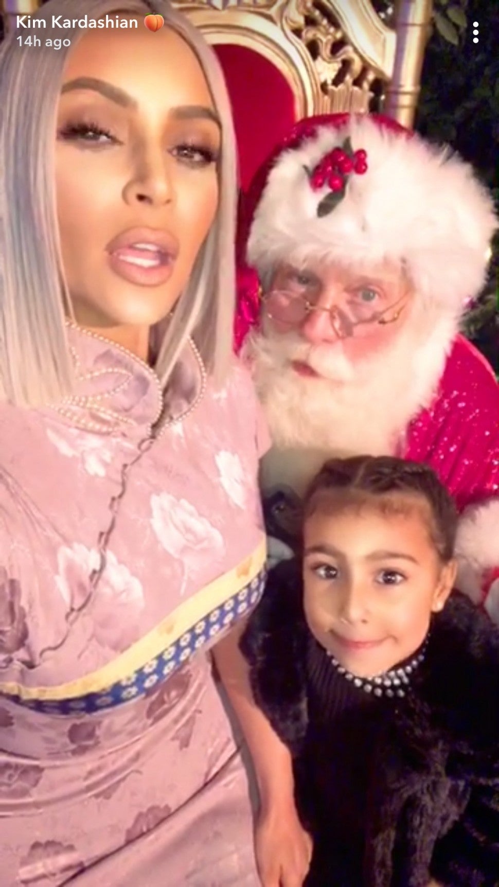 Kim Kardashian, Santa and North West
