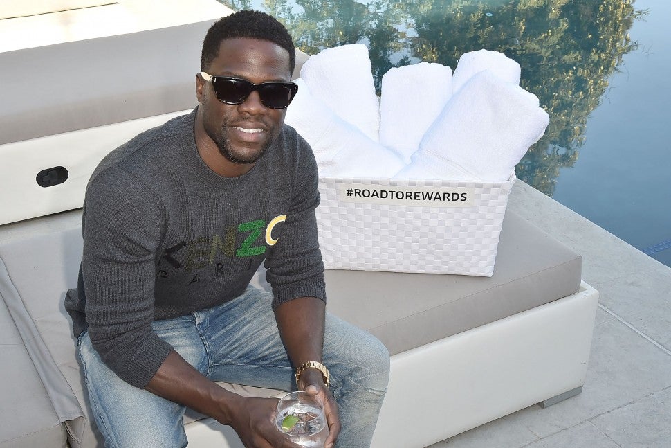 Kevin Hart ar Barclays event