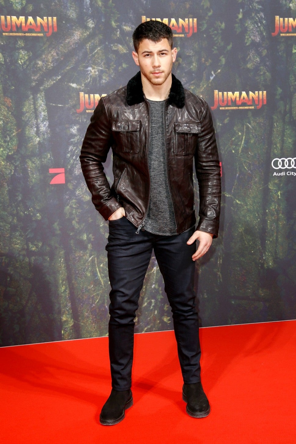 Nick Jonas Jumanji berlin premiere