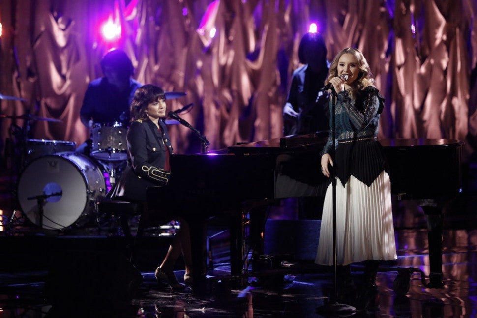 Norah Jones on The Voice finale with Addison