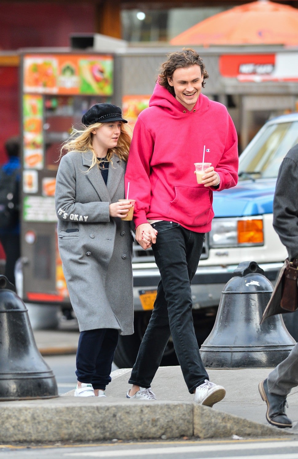 Dakota Fanning and new boyfriend Henry in NYC
