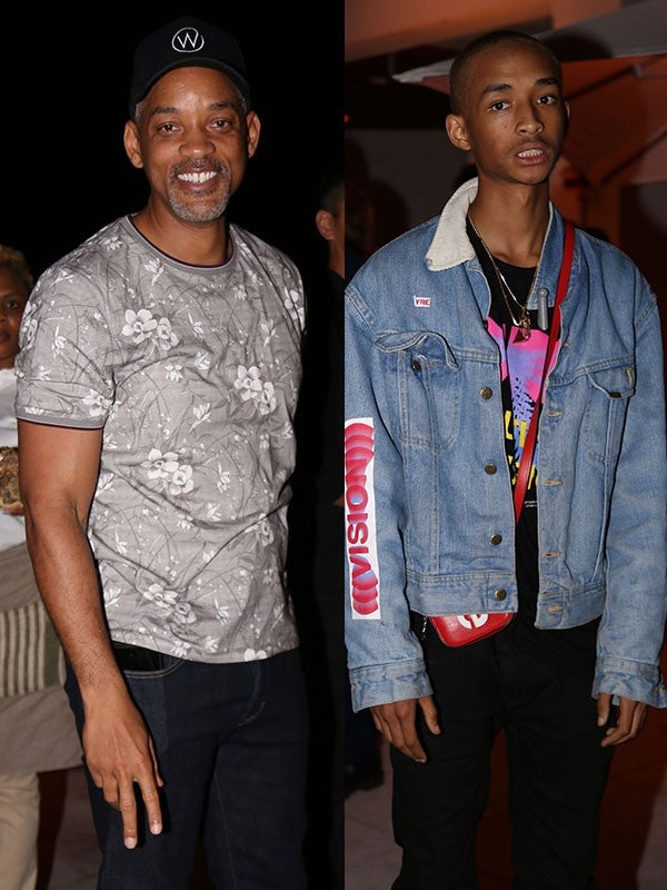 Will Smith and Jaden Smith at Art Basel