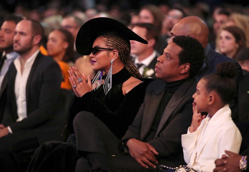 Beyonce, Jay-Z, and Blue Ivy