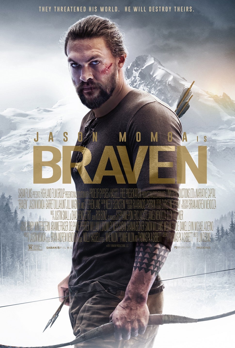 Braven Poster, Jason Momoa