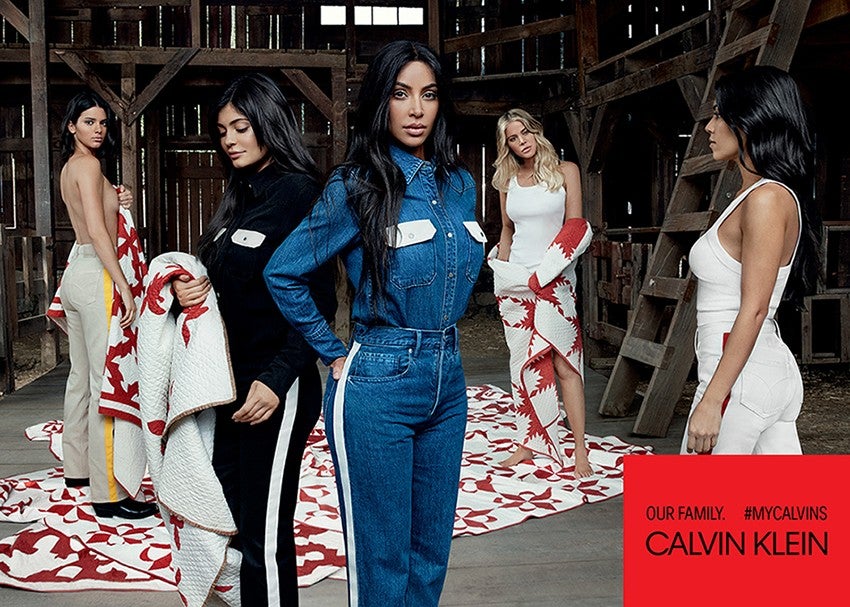 Kardashian Jenner sisters Calvin Klein