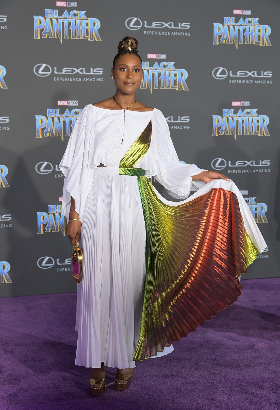 Issa Rae at Black Panther premiere