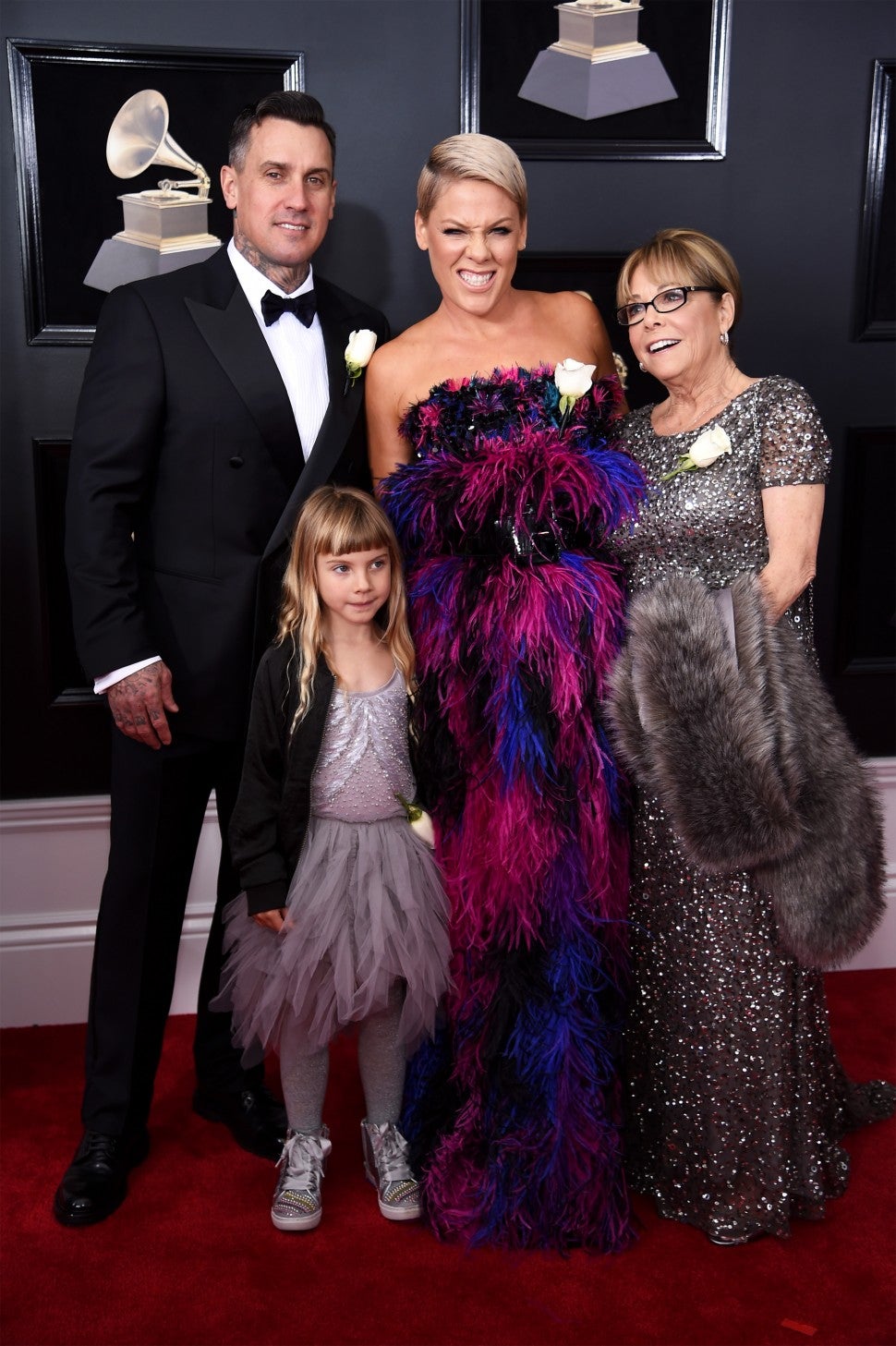 Pink and Family at GRAMMYs
