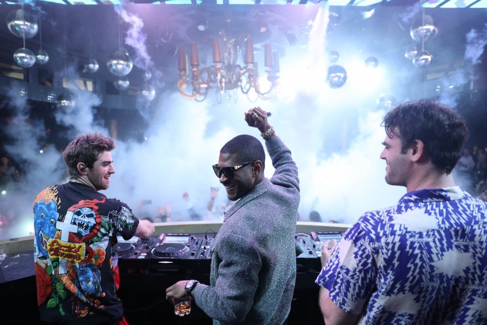 Usher and The Chainsmokers on NYE