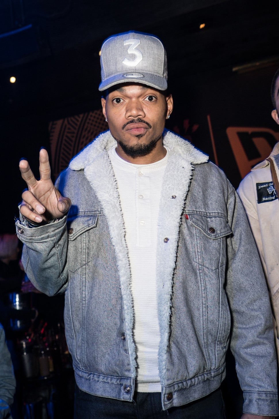 Chance the Rapper at new era party