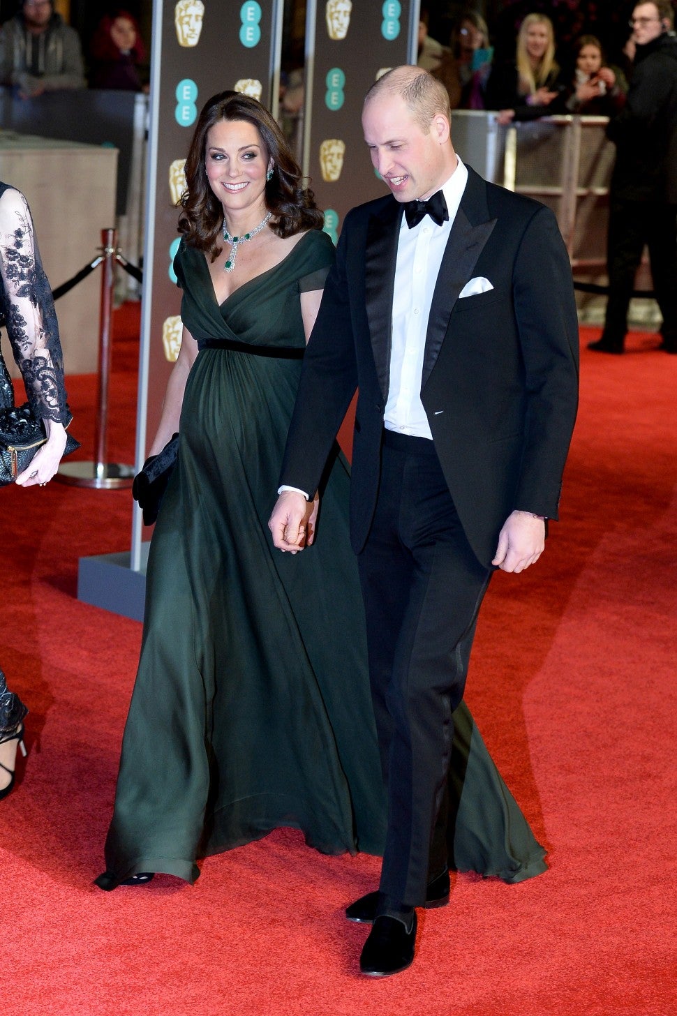 Prince William and Kate Middleton at 2018 BAFTAs