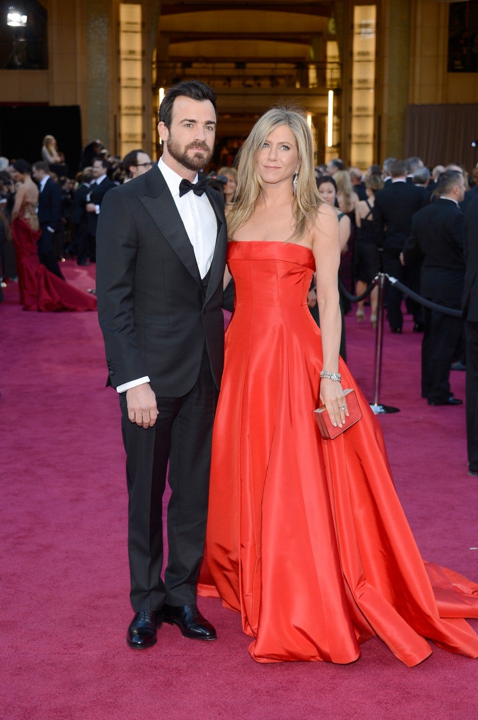 Jennifer Aniston and Justin Theroux 2013 Oscars