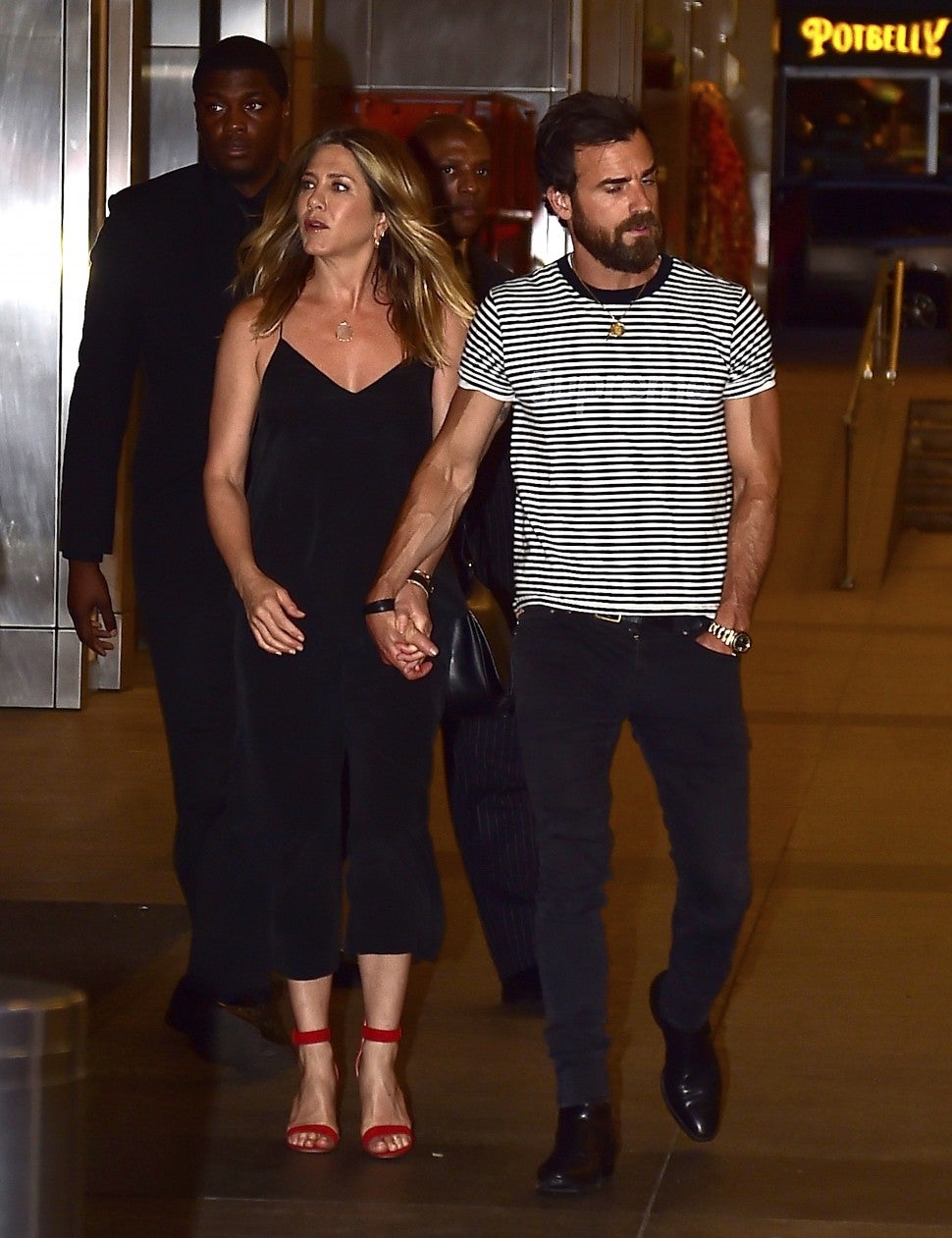 Jennifer Aniston and Justin Theroux