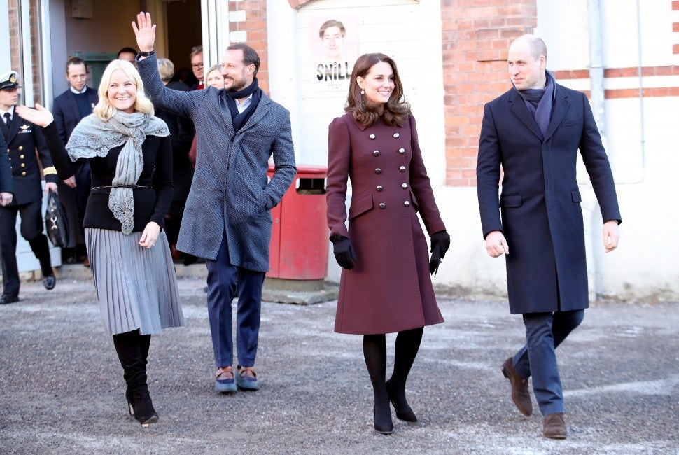 Kate Middleton and Prince William in Norway
