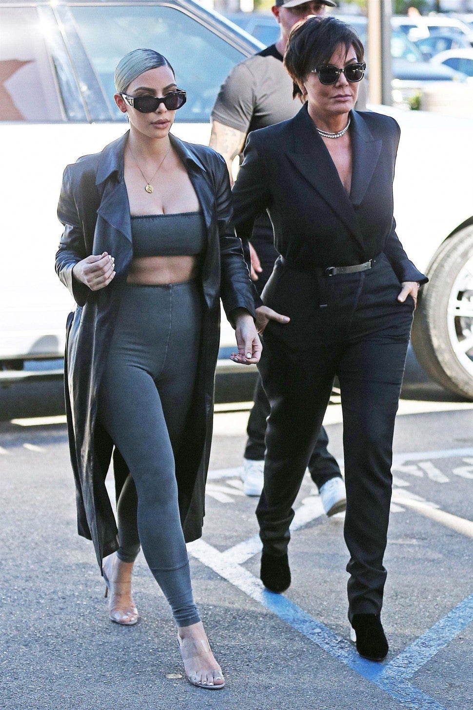 Kim Kardashian Rocks Nearly Yeezy Outfits Two in Row | Entertainment Tonight