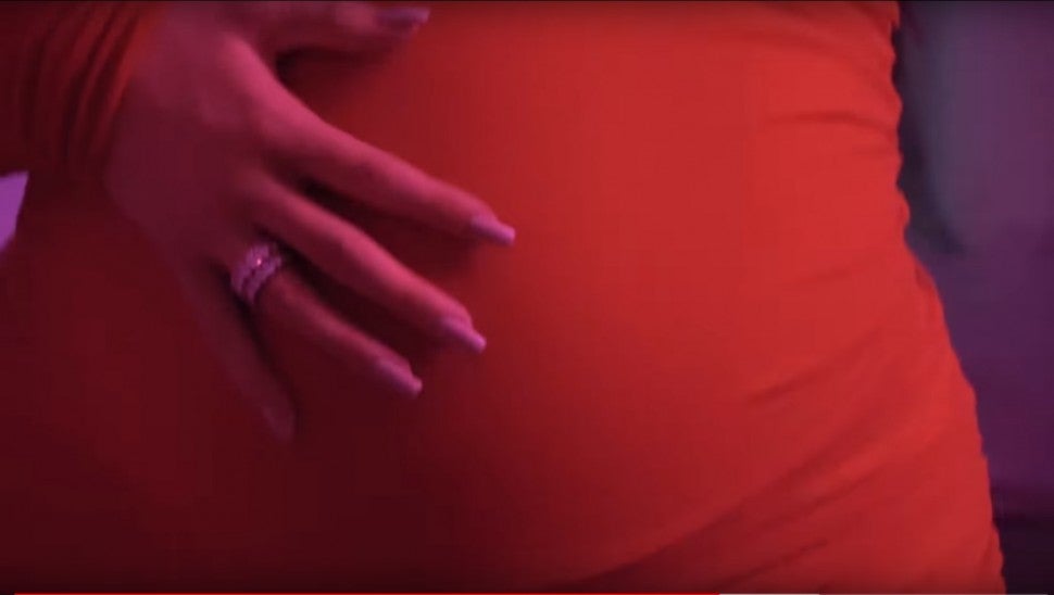 Kylie Jenner Baby Bump with Ring