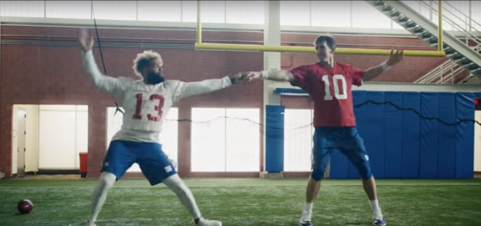 Odell Beckham Jr and Eli Manning NFL Commercial