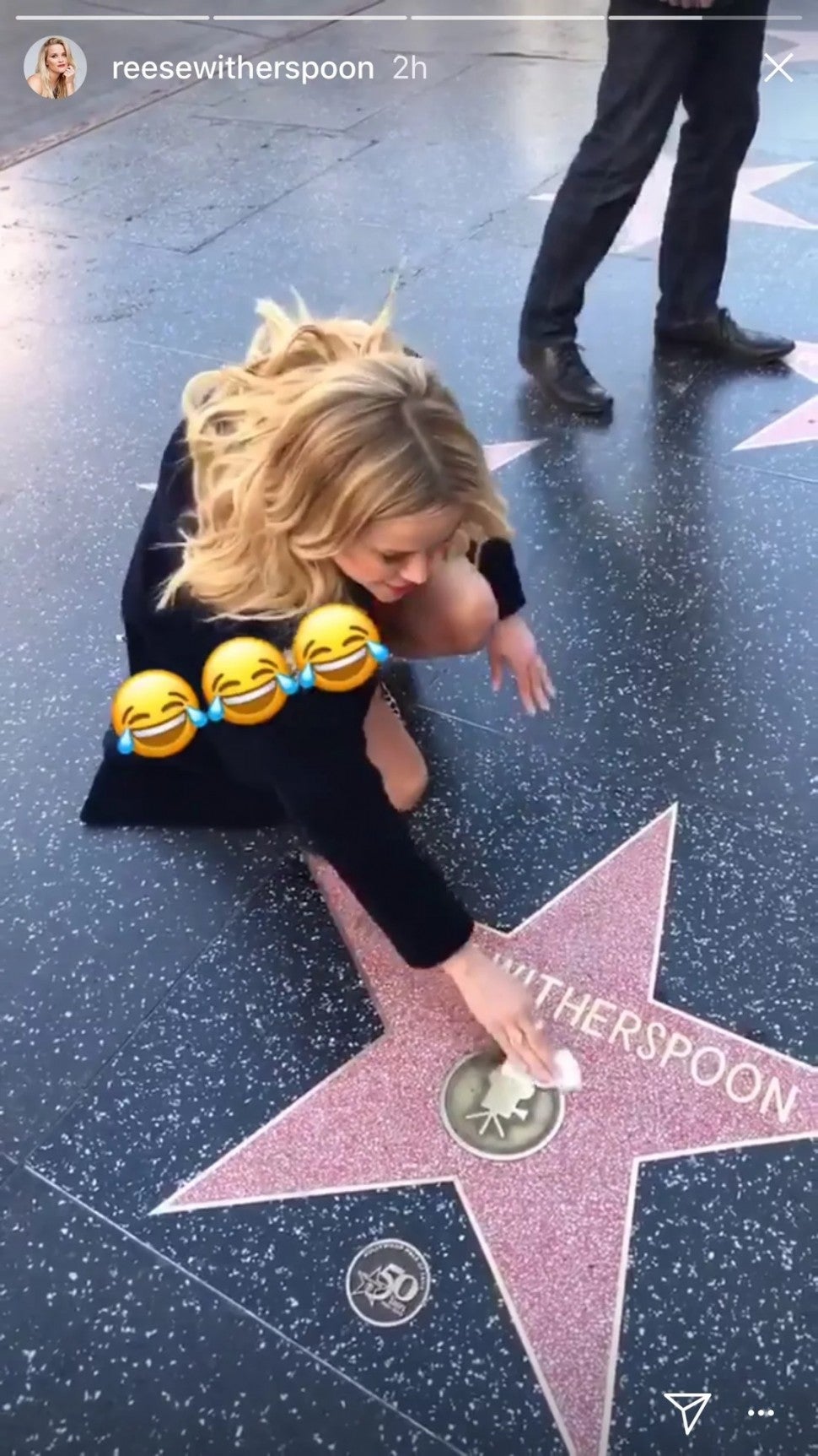 Reese Witherspoon at her Walk of Fame Star 2018